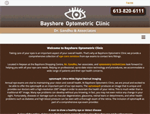 Tablet Screenshot of bayshoreoptometry.com